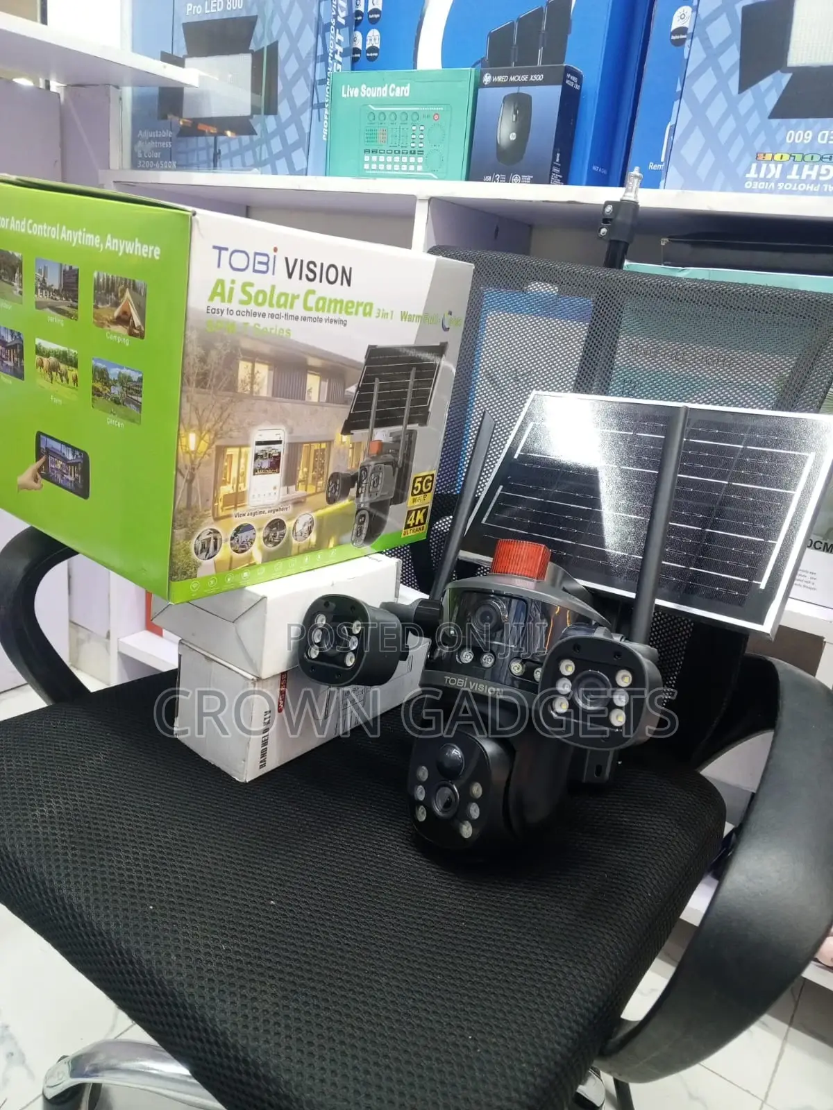 Tobi Vision Ai Solar Security Camera 4g Wifi PTZ Outdoor