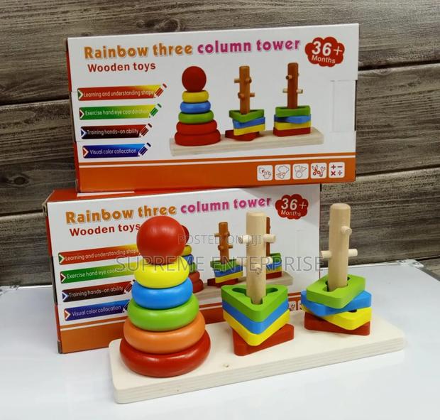 3 Column Rainbow Tower