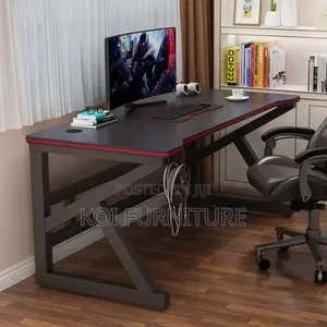 Office Desk; 120cm Study Desk With Bookshelf