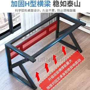 Office Desk; 120cm Study Desk With Bookshelf