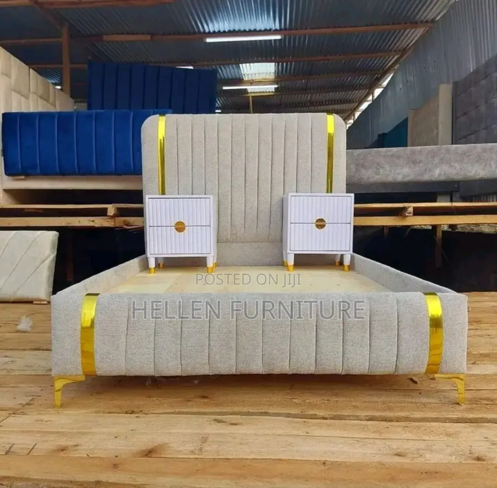 Modern Chester Bed Available With Gold Ribbon