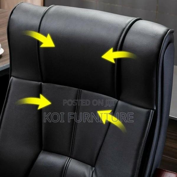 Office Chair; Bliss Executive Office Leather Seat - thumbnail 3