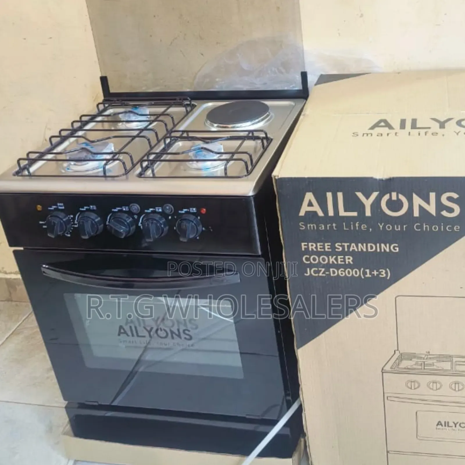 Ailyons 3+1 Gas Cooker 50x55 Cm