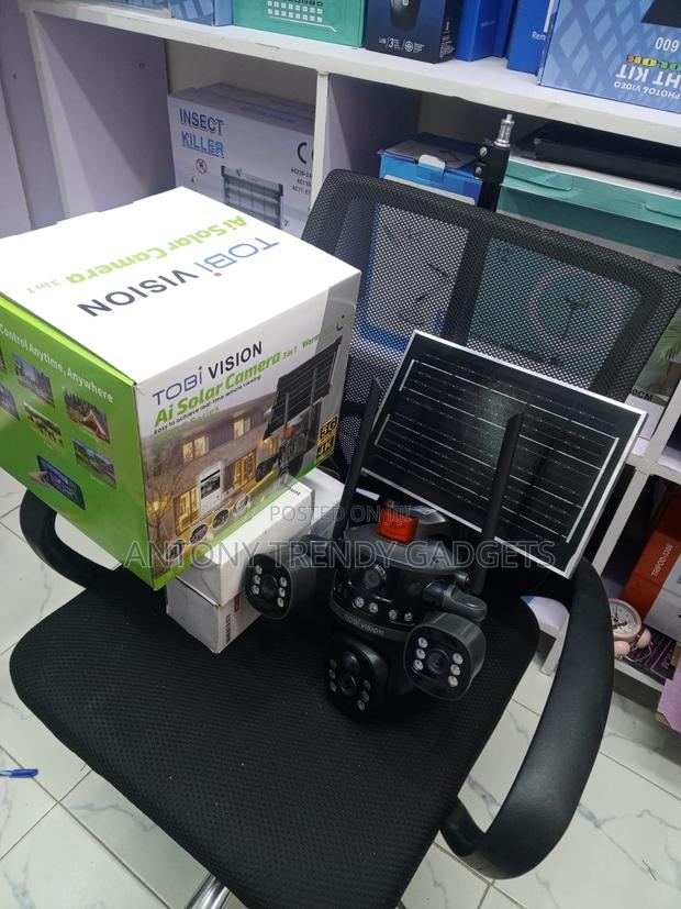 Tobi Vision Ai Solar Cctv Camera 4k Motion Detection Ptz - thumbnail 3