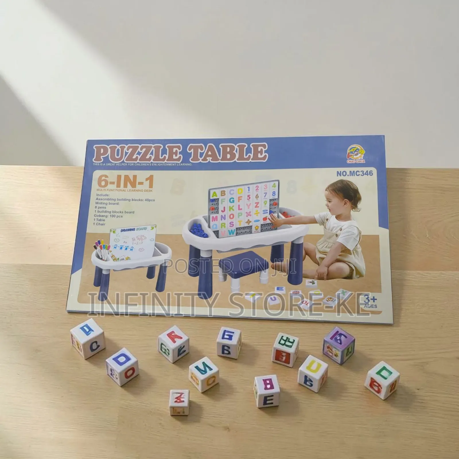 6 in 1 Puzzle Table/ Puzzle Table