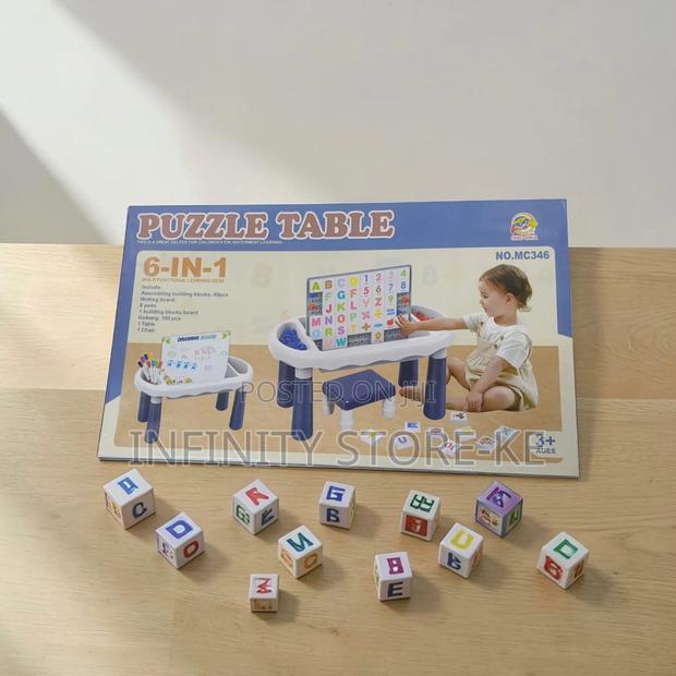 6 in 1 Puzzle Table/ Puzzle Table - thumbnail 3