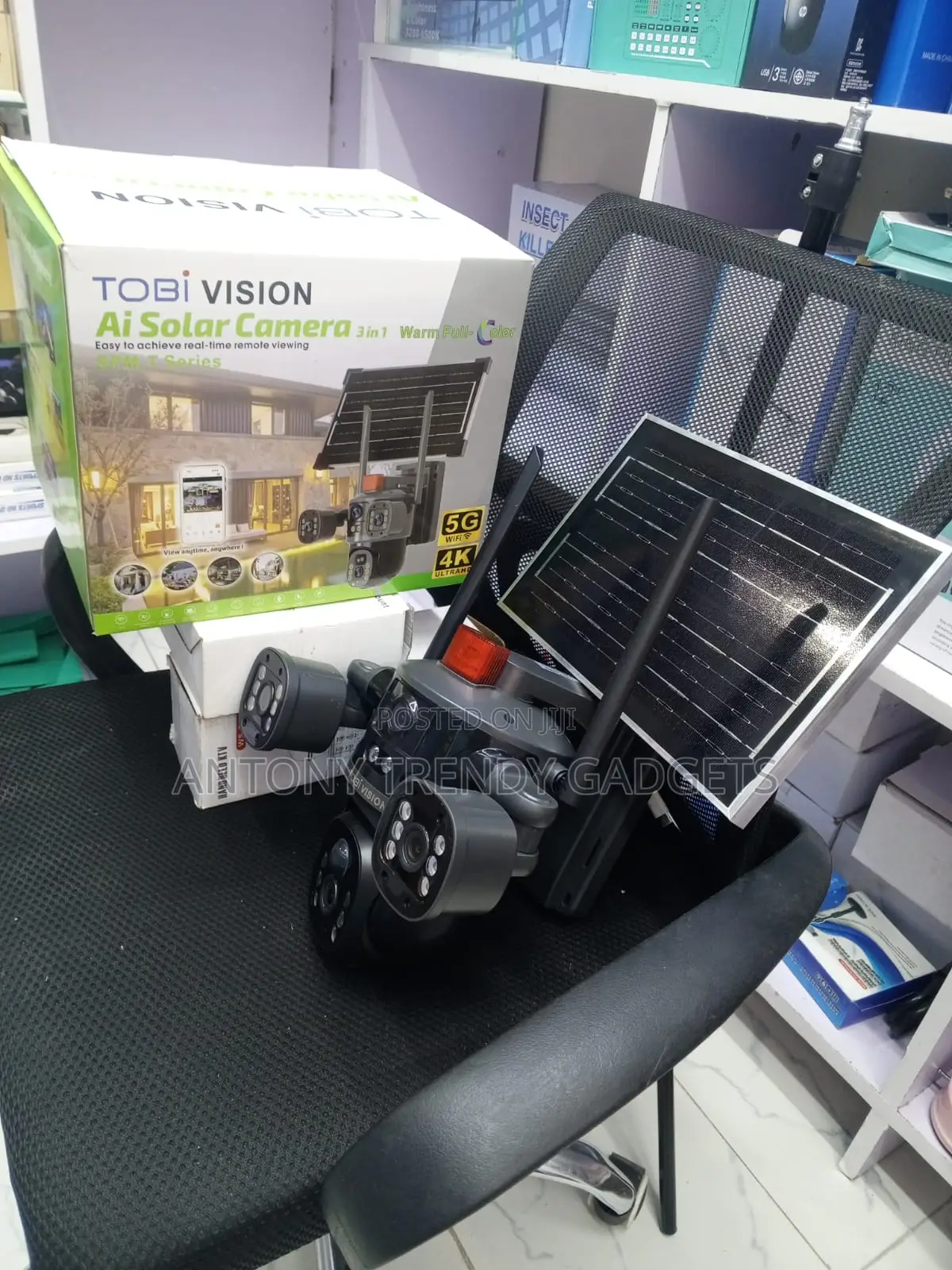 Tobi Vision Ai Solar Camera, A Solar-powered Surveillance Device