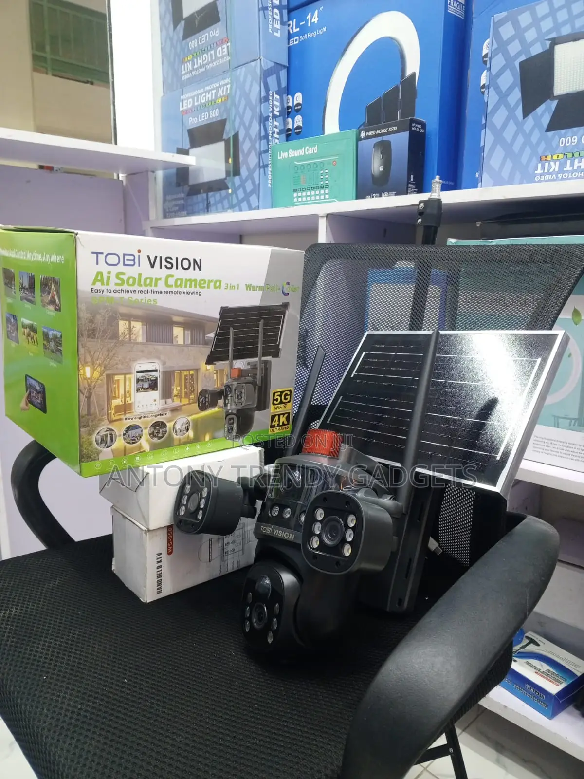 Tobi Vision Ai Solar Camera, A Solar-powered Surveillance Device