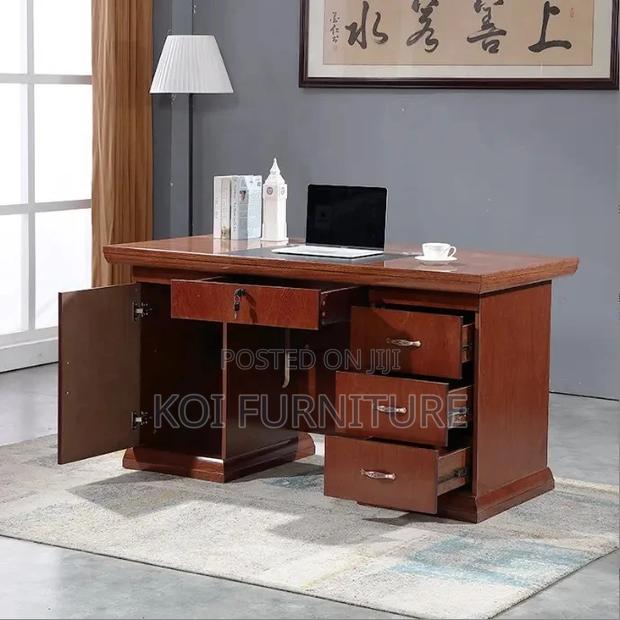 Office Desk; 1400mm Executive Office Desk - thumbnail 3