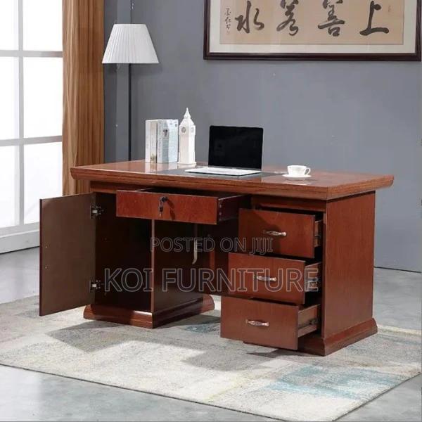 Office Desk; 1400mm Executive Office Desk - thumbnail 4