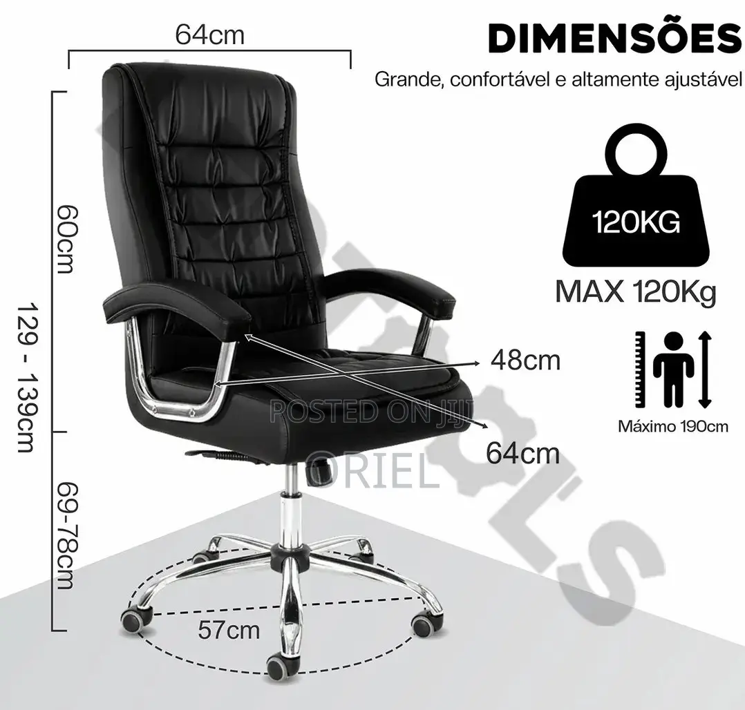 Modern Office Chair : Executive High-Back Office Seat