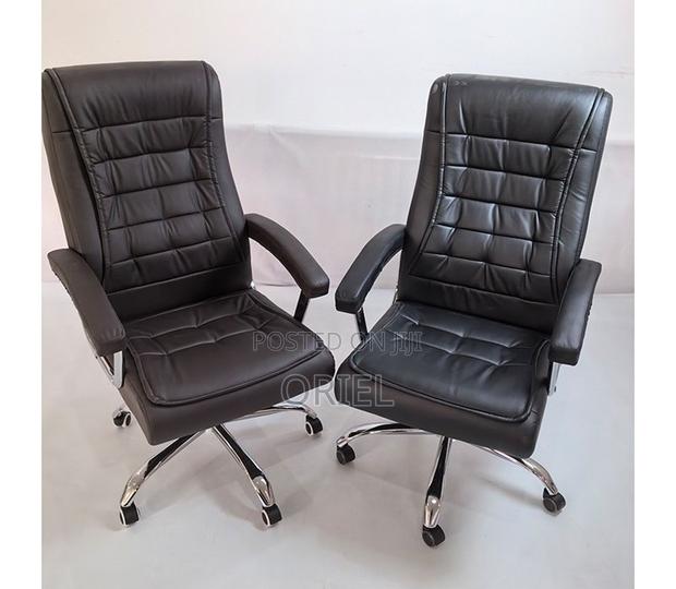 Modern Office Chair : Executive High-Back Office Seat - thumbnail 5