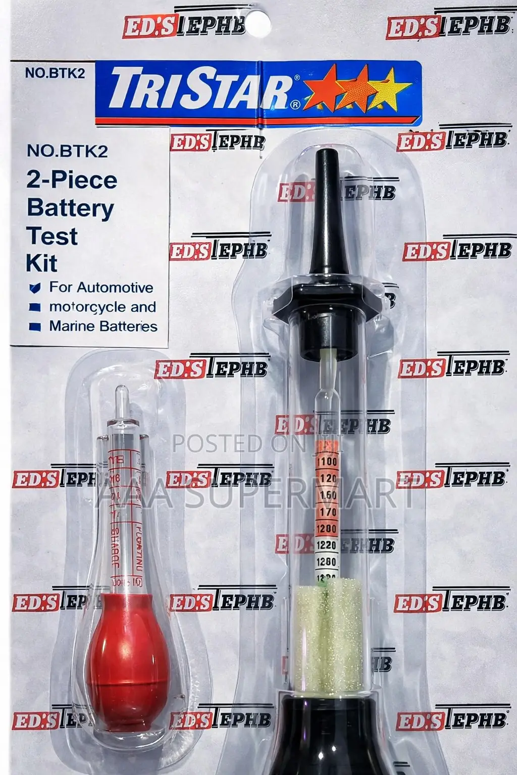 No.Btk2 2-piece Battery Test Kit Hydrometer