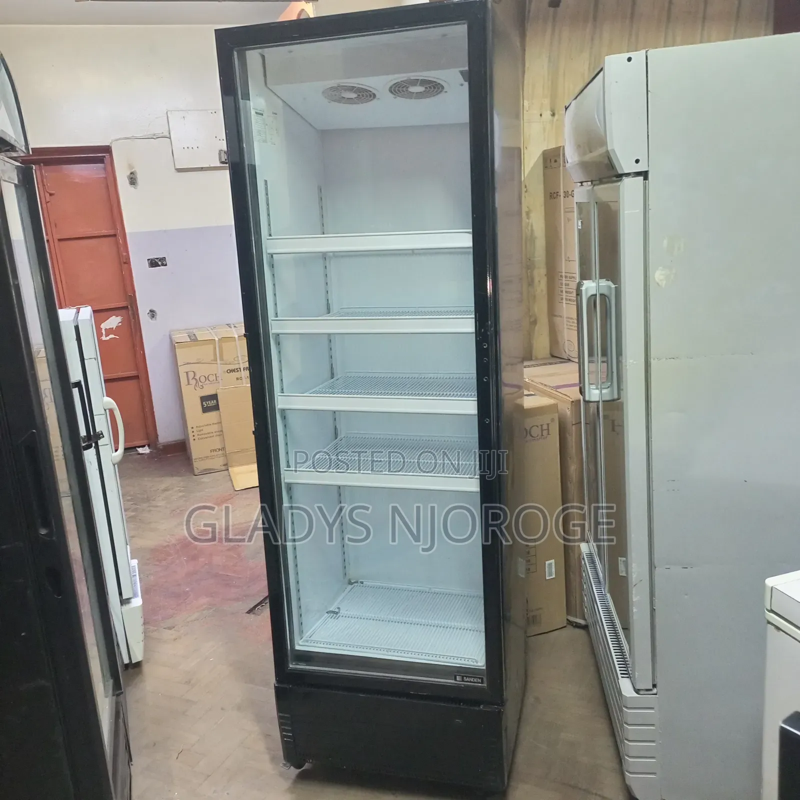 Six Tray Display Fridge