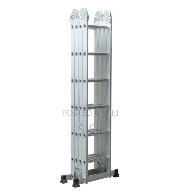 Fundi Aluminum Folding Ladder 4 X 6 Step - main view