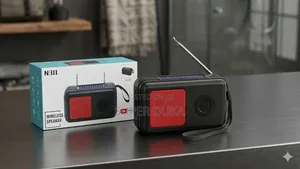 Solar-Powered Bluetooth Speaker With Fm Radio. Concord Yga86 Solar
