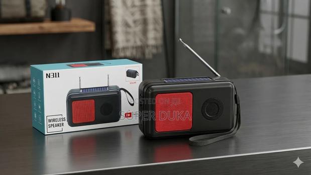 Solar-Powered Bluetooth Speaker With Fm Radio. Concord Yga86 Solar