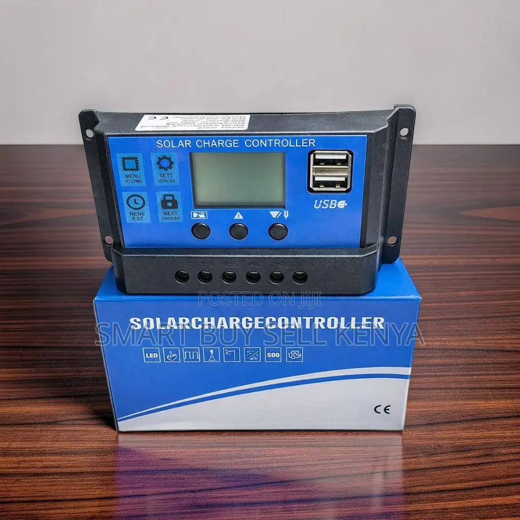 Plug and Play 12v/24v 10a Solar Charge Controller With Dual Usb