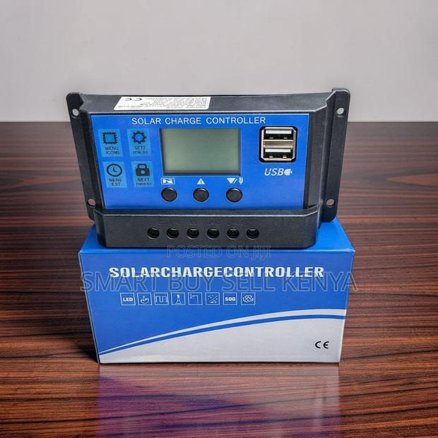 Plug and Play 12v/24v 10a Solar Charge Controller With Dual Usb