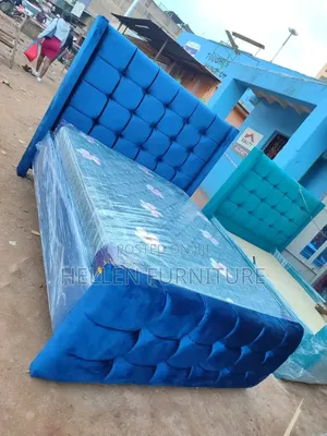 Bed 4by6 Blue On