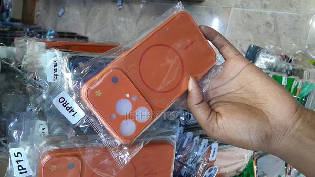 Aeetz Converter Case for iPhone 14 Pro Compatible With Magsafe -Orange - thumbnail 2