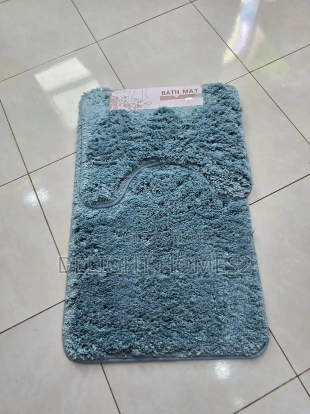 Thick Microfibre 2pc Bathmats/Toilet Mats -Nj