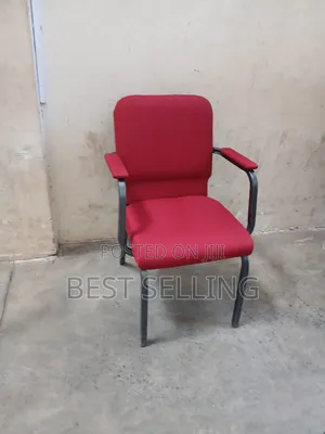 Red Conference Chairs With Hands