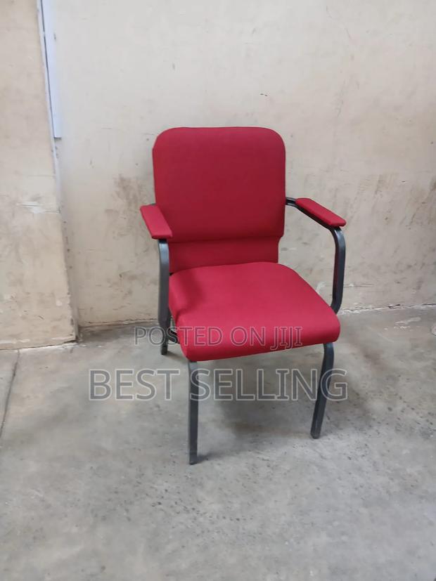 Red Conference Chairs With Hands