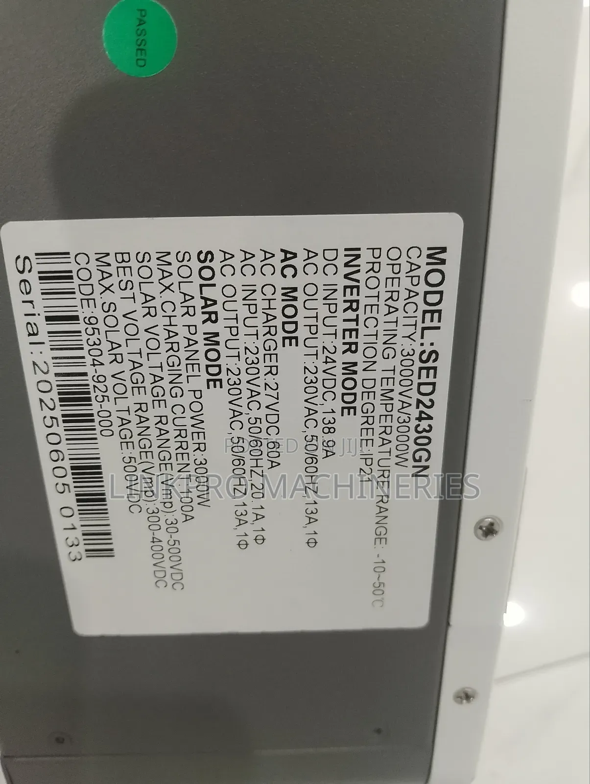 Shielden 3kva Hybrid Inverter