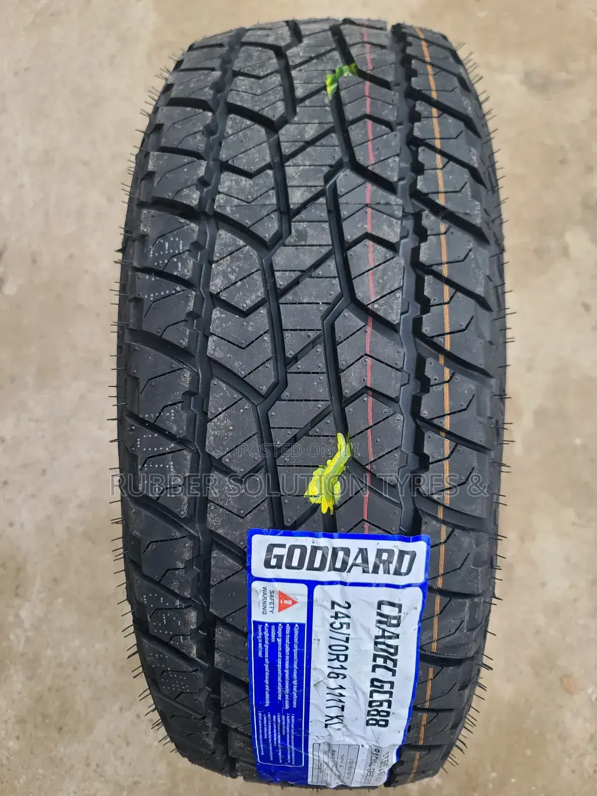 245/70 R16 Goddard Tyres 111 T X/L Cradec Gc688