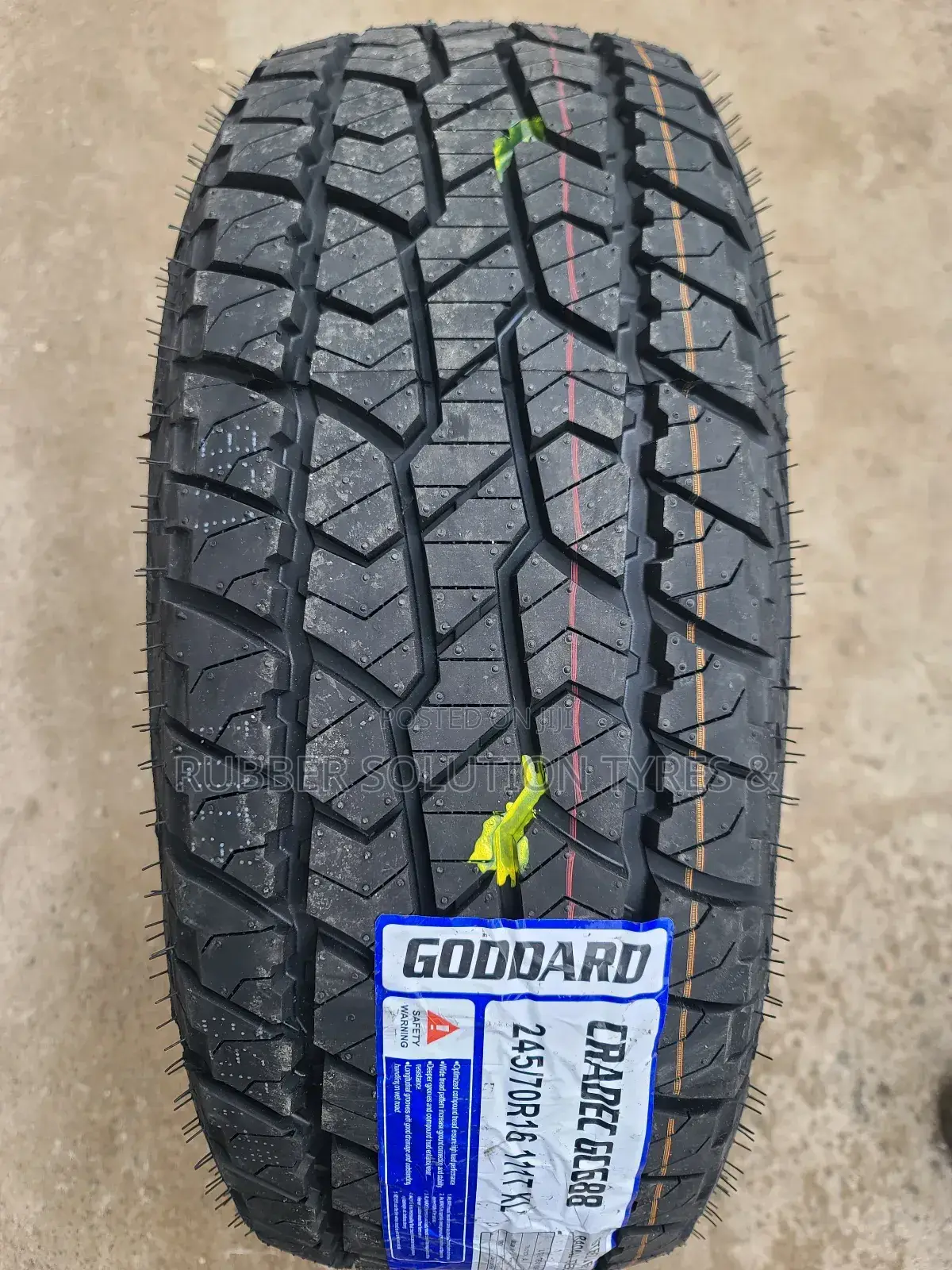 245/70 R16 Goddard Tyres 111 T X/L Cradec Gc688