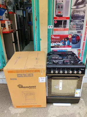 Ramtons 3gas+1hotplate 60*60 Standing Cooker/Electric Oven