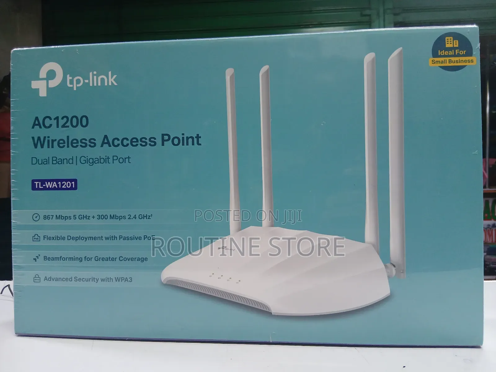 Tplink Router Access Point Ac1200 Dual Band Gigabit Port Tl-Wa1201