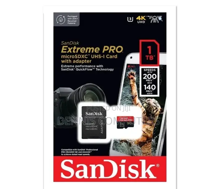 Sandisk Extreme Pro Micro Sd 200mb/S 1tb