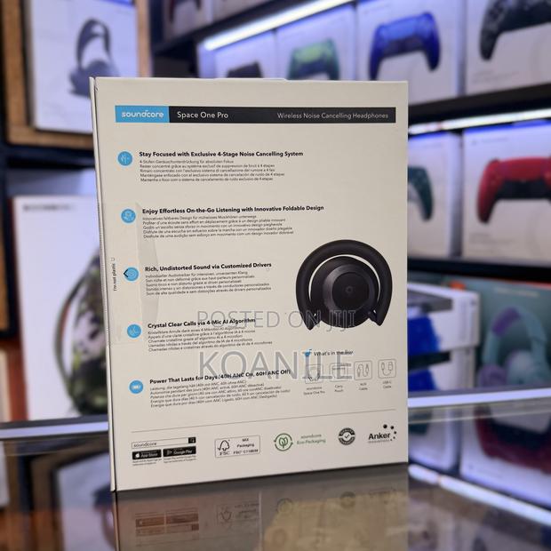 Anker Soundcore Space One Pro Wireless Headphones - thumbnail 3