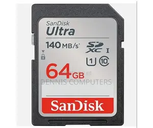 Sandisk Ultra Sd Card 140mb/S 64gb