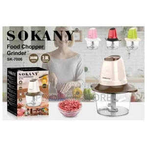 Sokany 2l Electric Food Chopper – 300w Meat Vegetable Grinder