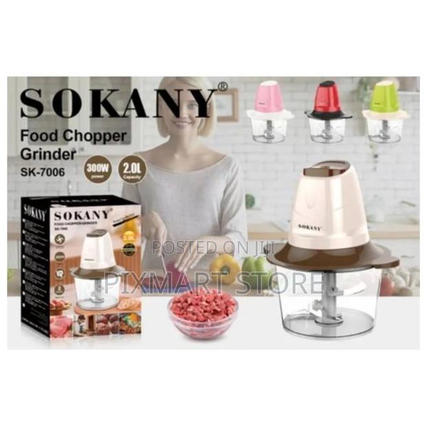 Sokany 2l Electric Food Chopper – 300w Meat Vegetable Grinder