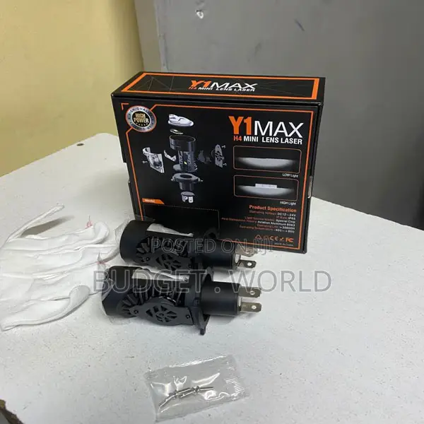 H4 Led Mini Projector Auto Headlight Bulbs