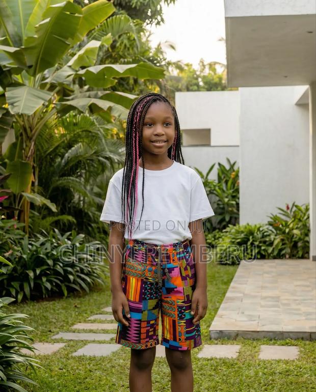 Purple Ankara Children's Shorts