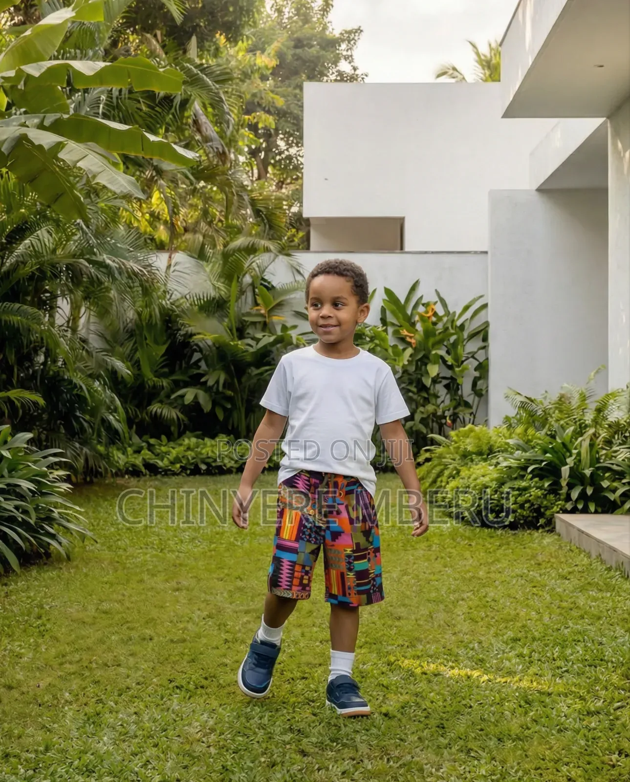 Purple Ankara Children's Shorts