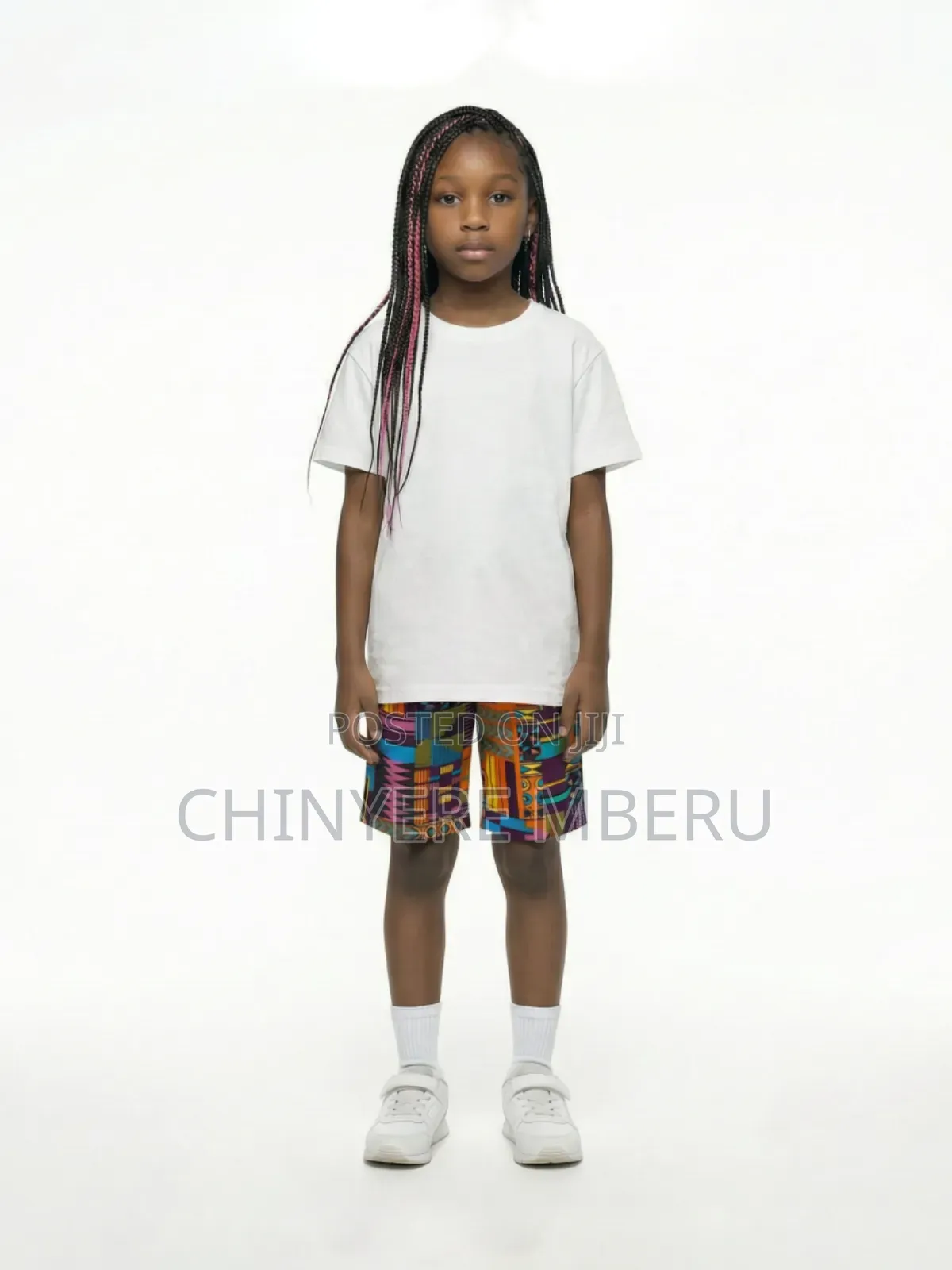 Purple Ankara Children's Shorts