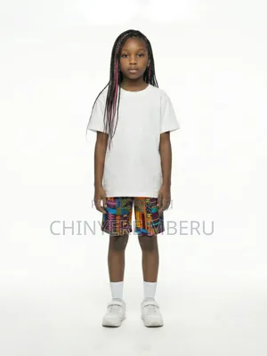Purple Ankara Children's Shorts