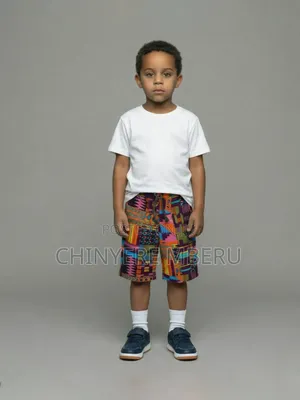 Purple Ankara Children's Shorts