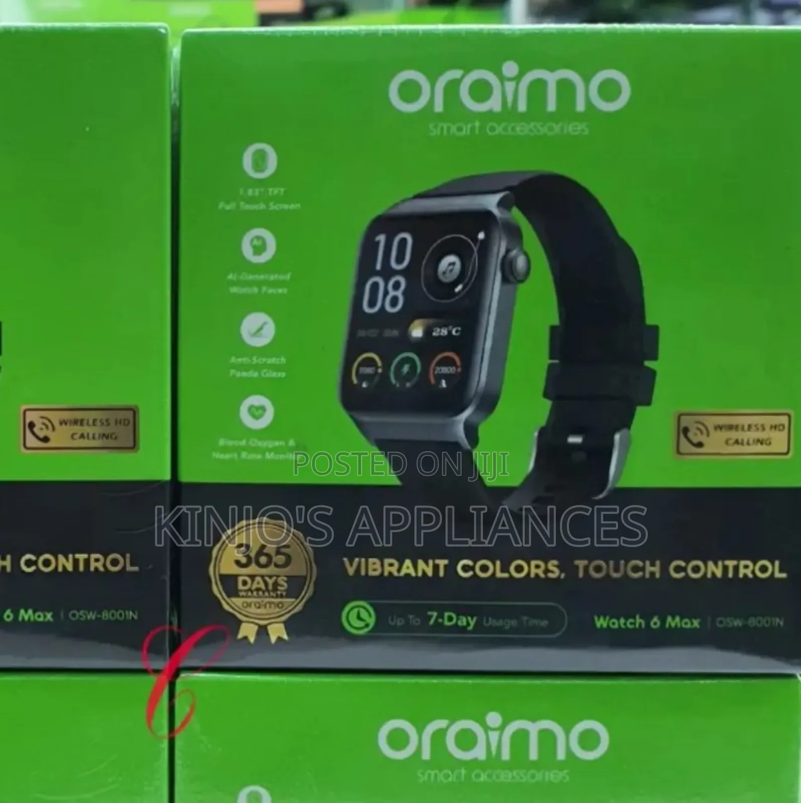 Oraimo Watch 6 Max Osw-8001n Smart Watch