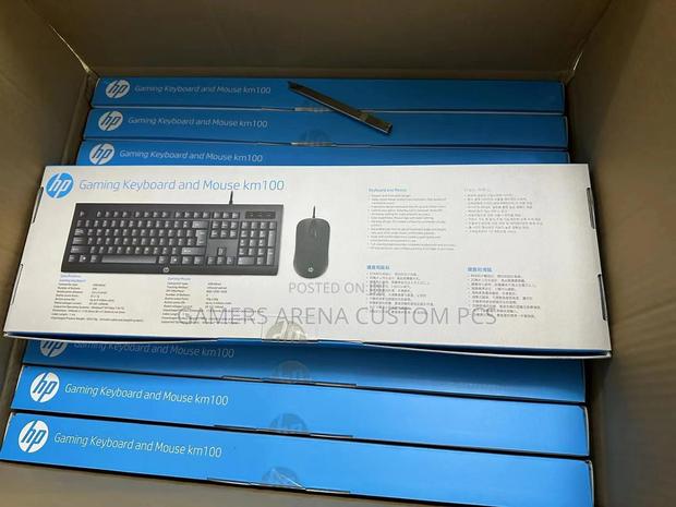 Hp Km100 Gaming Keyboard And Mouse Combo - thumbnail 2