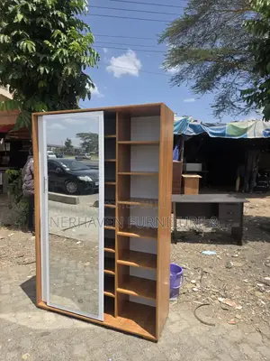 Modern Sliding Door Shoe Rack With Dressing Mirror – Space Saving