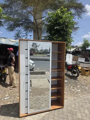 Modern Sliding Door Shoe Rack With Dressing Mirror – Space Saving