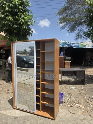 Modern Sliding Door Shoe Rack With Dressing Mirror – Space Saving