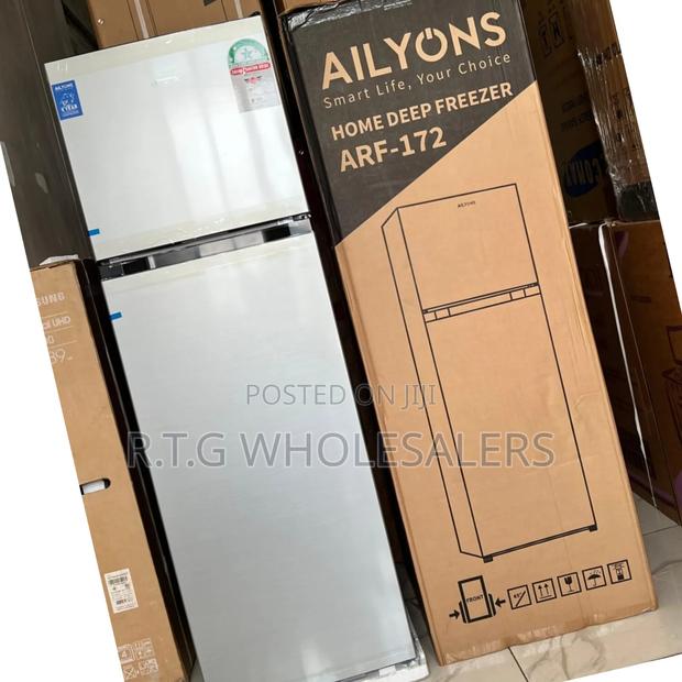 Compact Ailyons Double Door Fridge With Top Freezer